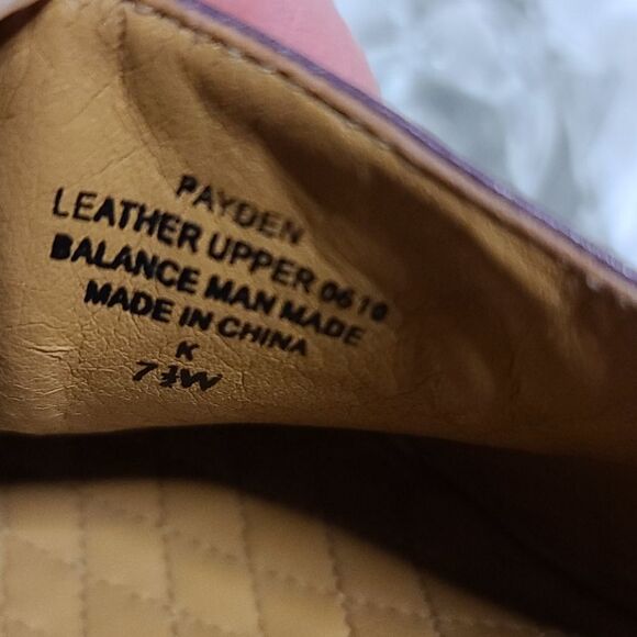 Easy Spirit Purple Leather Platform Clogs 7.5W - Picture 6 of 6